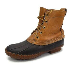 Vintage LL Bean Maine Hunting Shoe Womens 6 Leather Duck Boots 5 Hole USA